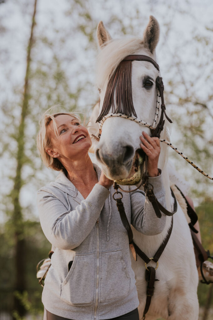 Foto Carmela met paard